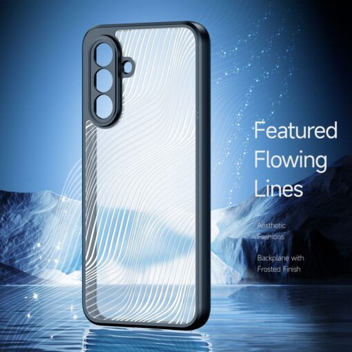 Samsung A36 A56 umbris silikoonist ja plastikust Aimo Series must 5