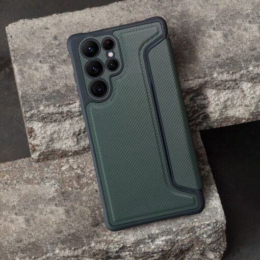 Samsung A36 kaaned kunstnahast RAZOR tumeroheline 6