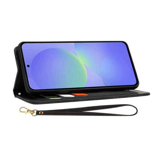 Samsung A36 kunstnahast kaaned FlipCraft must 4