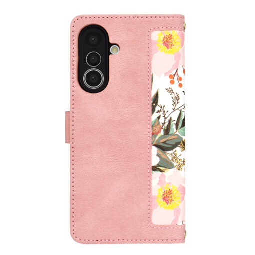 Samsung A36 kunstnahast kaaned FlipCraft roosa 2