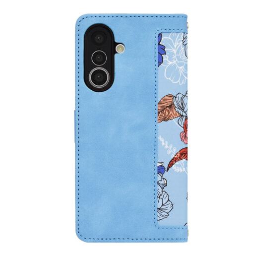 Samsung A36 kunstnahast kaaned FlipCraft sinine 3