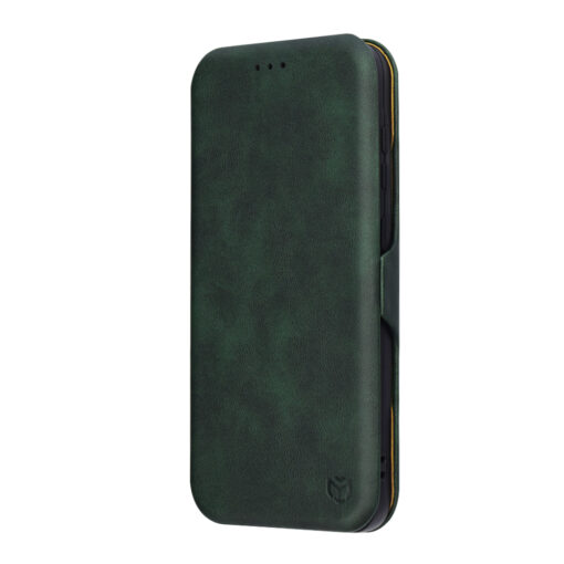 Samsung A36 kunstnahast kaaned Safe Wallet PLUS roheline 3