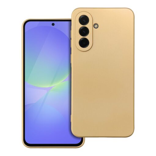 Samsung A36 umbris silikoonist METALLIC kuldne