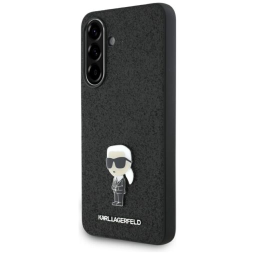 Samsung A36 umbris silikoonist servadega Karl Lagerfeld KLHCSA36GKNPSK Glitter Fixed Ikonik Logo 1