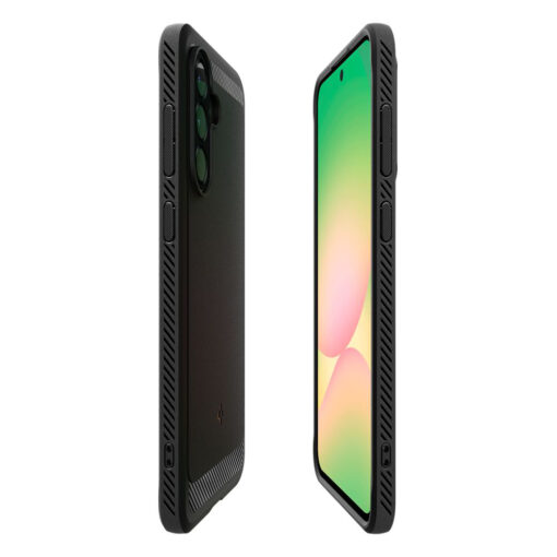 Samsung A56 Spigen Rugged Armor umbris silikoonist must 4
