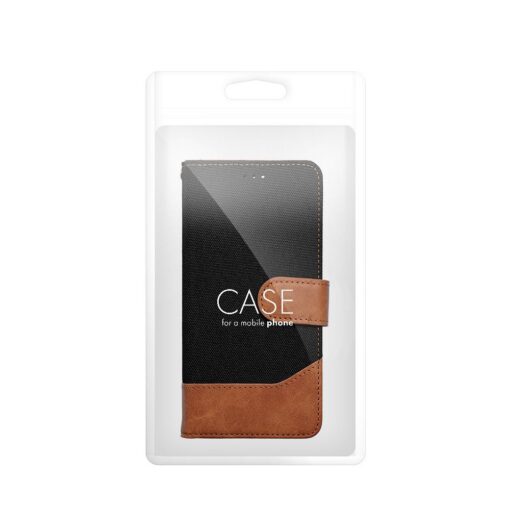 Samsung A56 kaaned JEANS teksiilist ja kunstnahast must 3