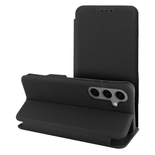 Samsung A56 kaaned kaarditaskuga Folio Side Magnet must