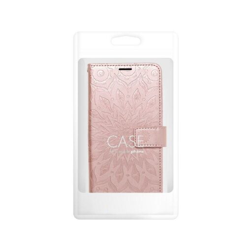 Samsung A56 kaaned kunstnahast MEZZO mandala roosakuldne 8