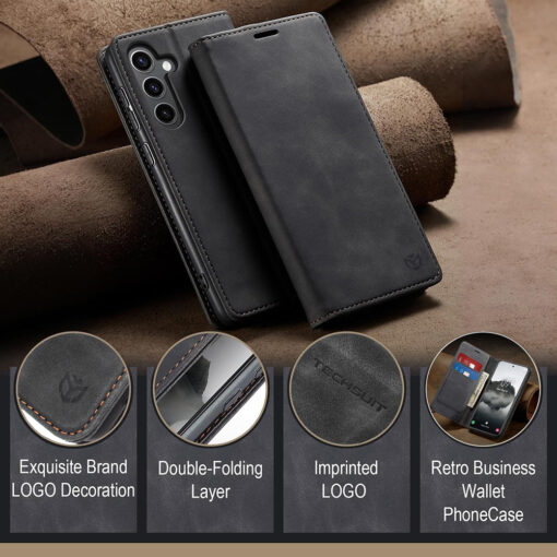 Samsung A56 kunstnahast kaaned Confy Cover must 3