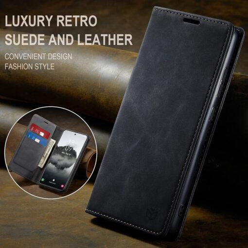 Samsung A56 kunstnahast kaaned Confy Cover must 4