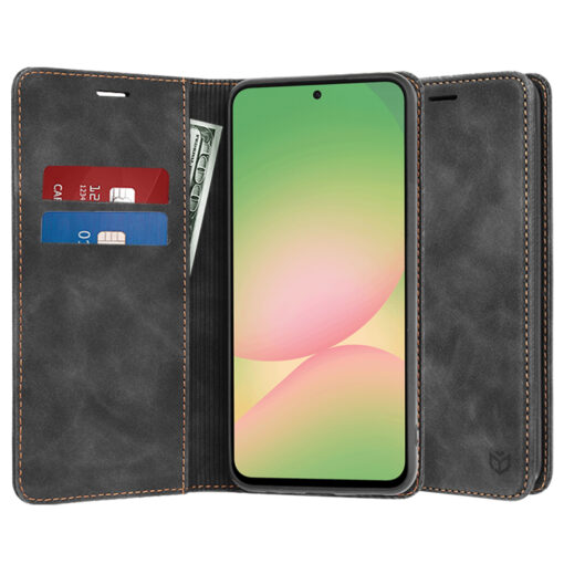 Samsung A56 kunstnahast kaaned Confy Cover must