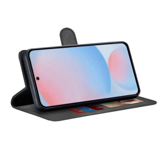 Samsung A56 kunstnahast kaaned Diary Book must 1