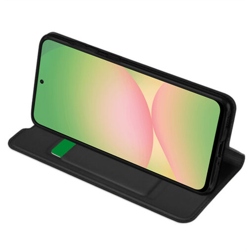 Samsung A56 kunstnahast kaaned Magskin Book must 1