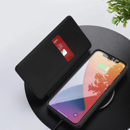 Samsung A56 kunstnahast kaaned Magskin Book must 3