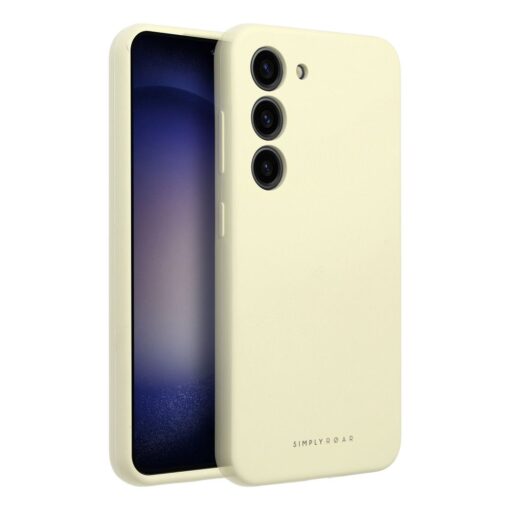 Samsung A56 umbris Roar Cloud Skin silikoonist helekollane 3