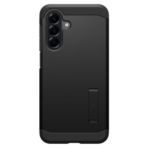 Samsung A56 umbris Spigen Tough Armor plastikust taguse ja silikoonist raamiga must 1
