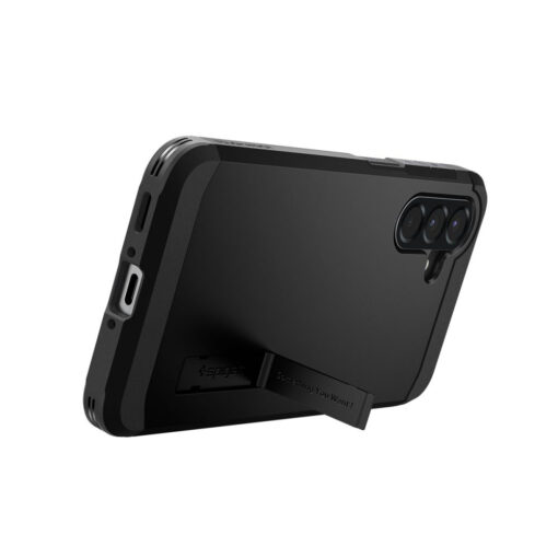 Samsung A56 umbris Spigen Tough Armor plastikust taguse ja silikoonist raamiga must 4