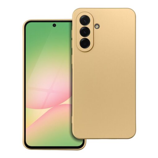 Samsung A56 umbris silikoonist METALLIC kuldne