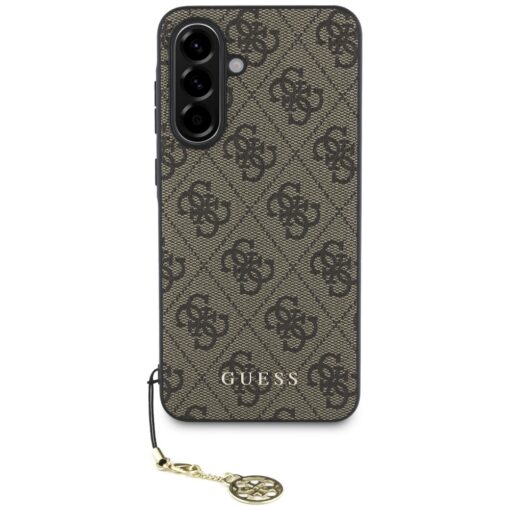 Samsung A56 umbris silikoonist servadega Guess GUHCSA56GF4GBR 4G Charm pruun
