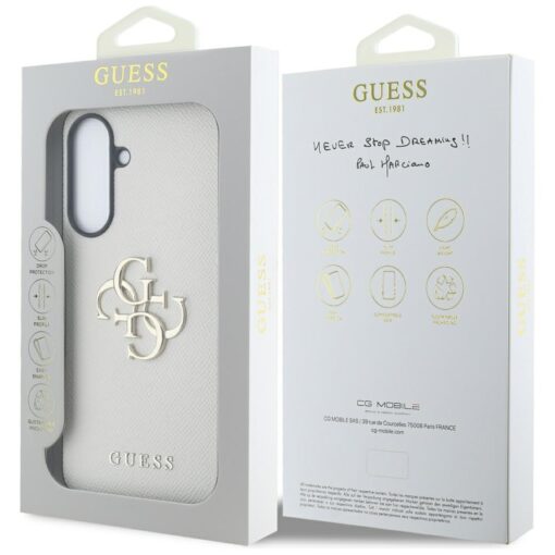 Samsung A56 umbris silikoonist servadega Guess GUHCSA56PGT4MBE beez 6