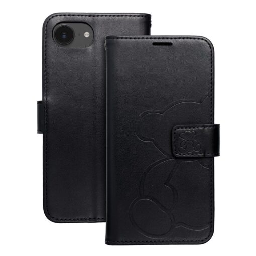 iPhone 16e kaaned kunstnahast MEZZO karu must