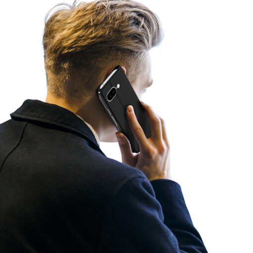 Google Pixel 9a kaaned kunstnahast Dux Ducis Skin Pro must 5