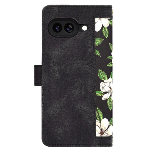 Google Pixel 9a kaaned kunstnahast FlipCraft Flowers of the Dawn 2