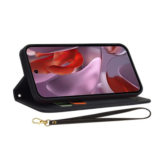 Google Pixel 9a kaaned kunstnahast FlipCraft Flowers of the Dawn 4