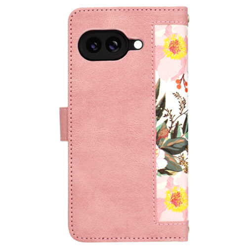 Google Pixel 9a kaaned kunstnahast FlipCraft sweetheart pink 2