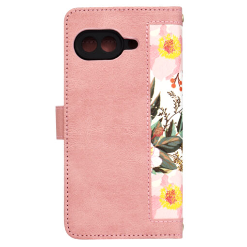 Google Pixel 9a kaaned kunstnahast FlipCraft sweetheart pink 3