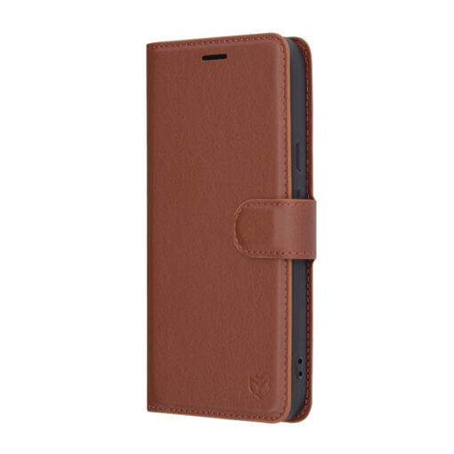 Google Pixel 9a kaaned kunstnahast Leather Folio pruun 3