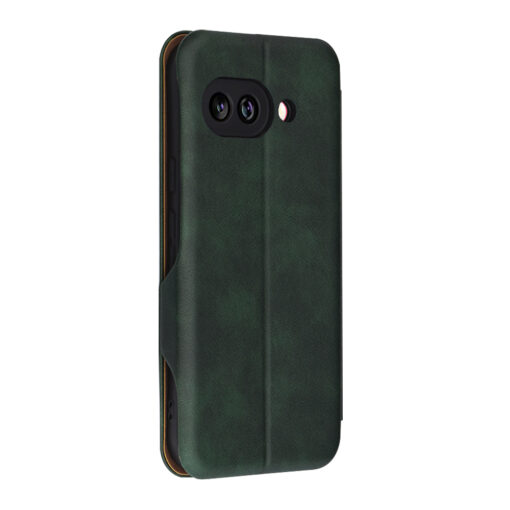 Google Pixel 9a kaaned kunstnahast Safe Wallet Plus roheline 4