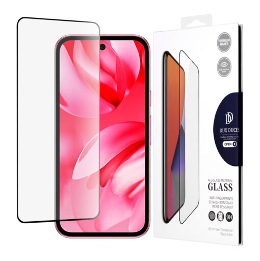 Google Pixel 9a kaitseklaas Dux Ducis Tempered Glass must