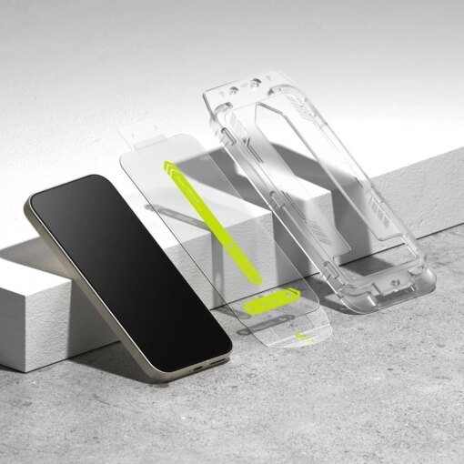 Google Pixel 9a kaitseklaas Ringke Easy Slide labipaistev 2 tk 3