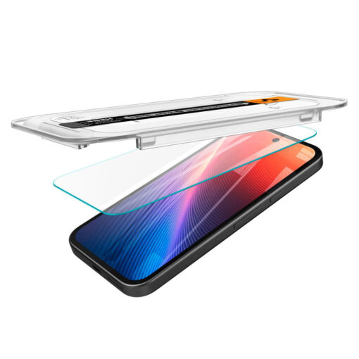 Google Pixel 9a kaitseklaas Spigen Glas.tR EZ FIT 2 tk labipaistev 5