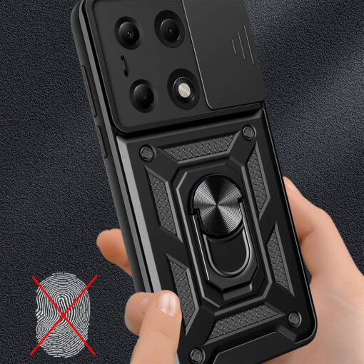 Google Pixel 9a umbris plastikust ja silikoonist CamShield Series roheline 3
