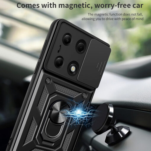 Google Pixel 9a umbris plastikust ja silikoonist CamShield Series roheline 4
