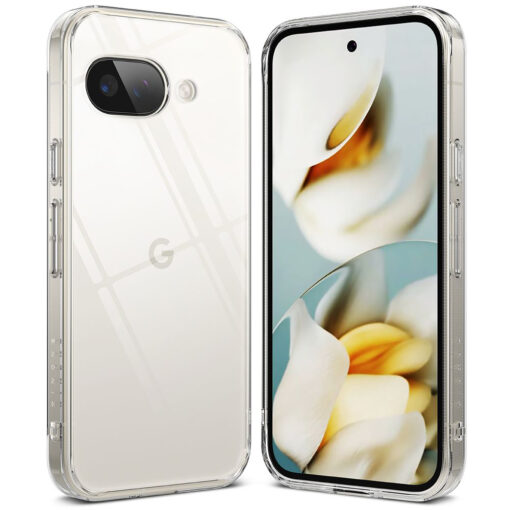 Google Pixel 9a umbris plastikust ja silikoonist Ringke Fusion labipaistev