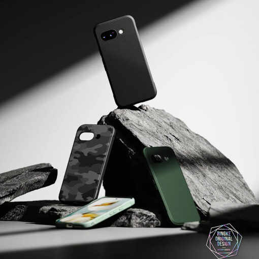 Google Pixel 9a umbris plastikust ja silikoonist Ringke Onyx mint 4