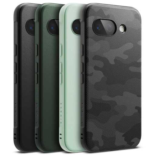 Google Pixel 9a umbris plastikust ja silikoonist Ringke Onyx mint 6