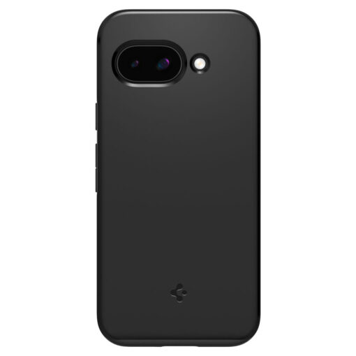 Google Pixel 9a umbris plastikust ka silikoonist Spigen Thin Fit MagSafe must 2