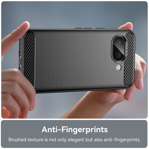 Google Pixel 9a umbris silikoonist Carbon Silicone must 3