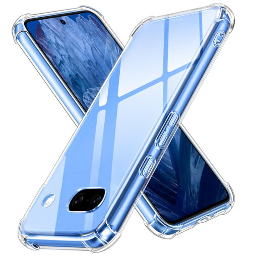 Google Pixel 9a umbris silikoonist Shockproof Clear Silicone labipaistev