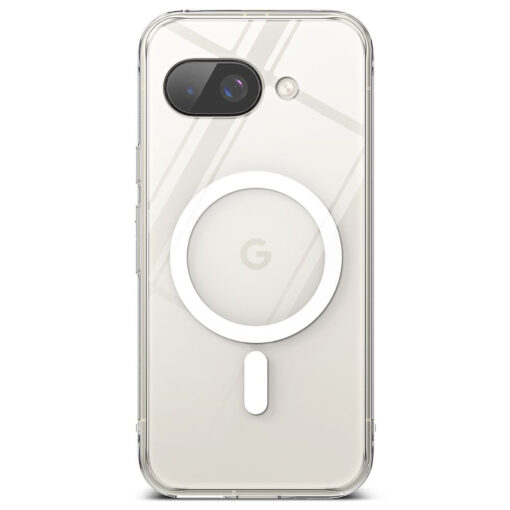 Google Pixel 9a umbris silikoonist ja plastikust Ringke Fusion MagSafe labipaistev 2