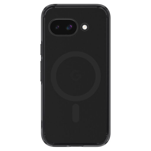 Google Pixel 9a umbris silikoonist ja plastikust Spigen Ultra Hybrid MagSafe jaine must 1