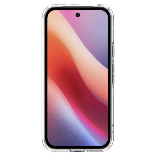 Google Pixel 9a umbris silikoonist ja plastikust Spigen Ultra Hybrid MagSafe labipaistev valge 2