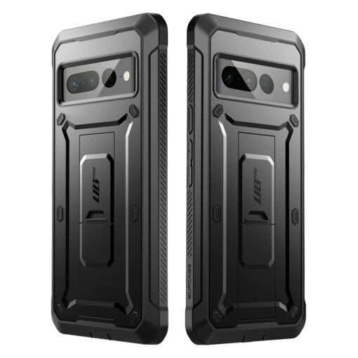 Google Pixel 9a umbris silikoonist ja plastikust Supcase Unicorn Beetle Pro must 1