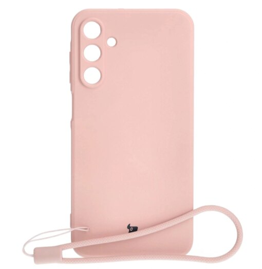 Samsung A15 Bizon silikoonumbris Sq heleroosa