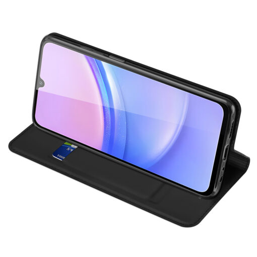 Samsung A15 kaaned kunstnahast Dux Ducis Skin Pro must 3