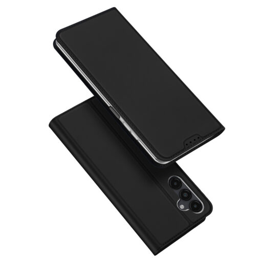Samsung A15 kaaned kunstnahast Dux Ducis Skin Pro must